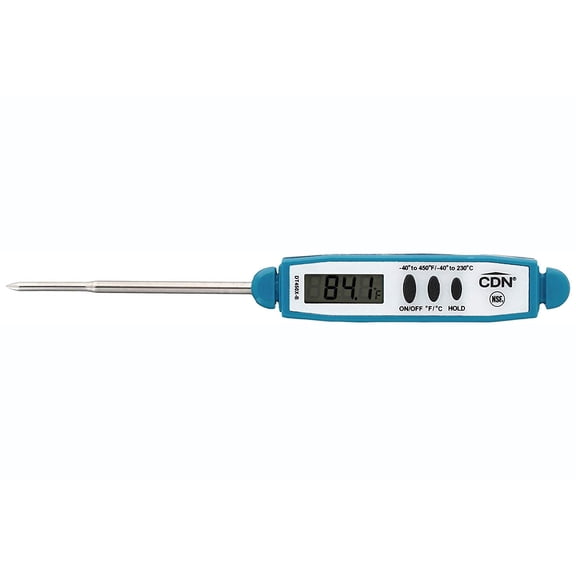 CDN ProAccurate® Waterproof Pocket Thermometer, Blue - Model: DT450X-B