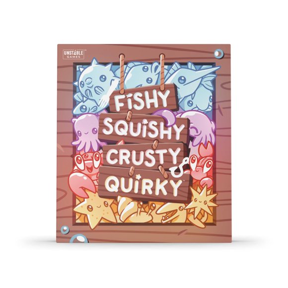 Juego de cartas Unstable Games Fishy Squishy Crusty Quirky Kids 7+