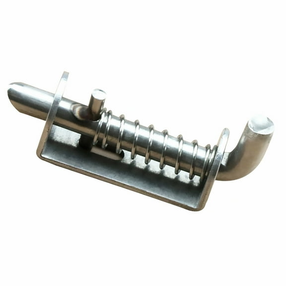 Pet Cage Stainless Steel Latch for Cage Door Lock Silver 1PC