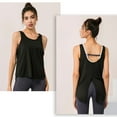 thumbnail image 6 of Ichuanyi Womens Yoga Pants, Women's Backless Yoga Workout Tops Sleeveless Running Swallowtail Casual Tank, 6 of 9