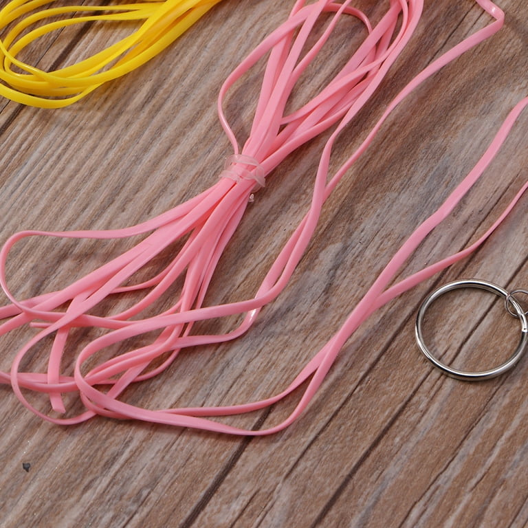 Etereauty 200pcs 20 colors Weaving Strings PVC Lacing String Craft String  Multi-color DIY Craft Cord Jewelry Making Rope 