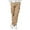 Khaki, variant on Men's Cotton Hiking Pants Lightweight Stretch Ripstop Military Cargo Work Pants with Multi Pockets Size 3XL Khaki