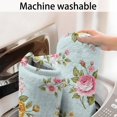 thumbnail image 5 of Pioneer Flower Floral Print Pattern Bathroom Rugs Mat, Non Slip Microfiber Bathroom Rug with Rubber Backing, Soft Mats for Bathroom Floor Tub Shower, 24"x60", 5 of 5