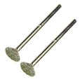thumbnail image 1 of justharion 3mm Shank Diamond Grinding Head Burr Bit For Stone Carving, Sanding 10mm, 1 of 6