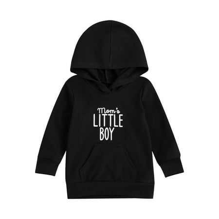 

Seyurigaoka Kids Baby Boys Fashion Letter Print Hoodie Children Boys Long Sleeve Top