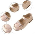 thumbnail image 5 of Mepaouo Girl's Ballet Flats Non Slip Flower Mary Jane Walking Party Dress Shoes for Toddler Little Kid, 5 of 6