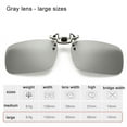 thumbnail image 2 of tooloflife Clip-on Polarized Sunglasses Automatic Color Change UV400 Protection Unisex Adults 2 Colors, 2 of 7