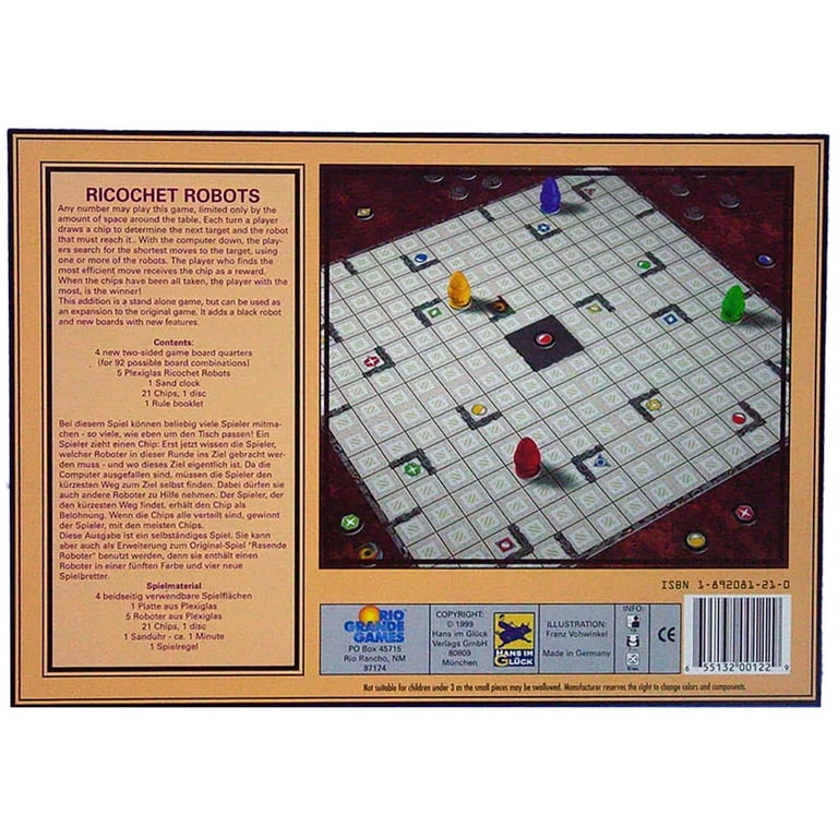 Rio Grande Games: Ricochet Robots - Abstract Strategy Board Game
