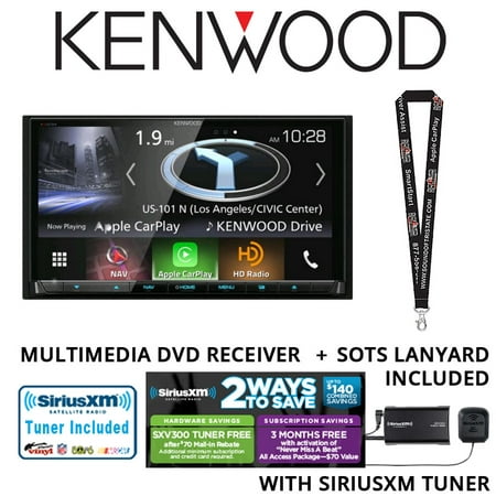 Kenwood Excelon DNX994S (factory Refurbished) Navigation System w Bluetooth, HD Radio + SiriusXM