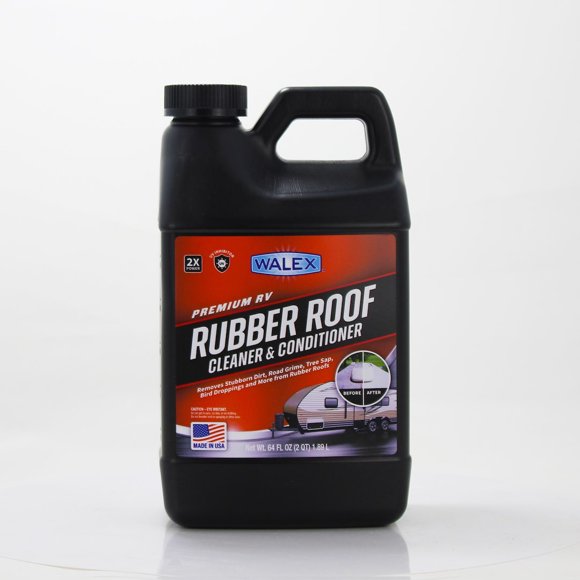 Walex Rubber Roof Cleaner WALRR64 Use To Remove Dirt/Road Grime/Tree Sap And More; 64 Ounce Jug; Single