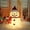 White, variant on Snowman Outdoor Christmas Decorations Light Christmas Decoration Outdoor Christmas Lighting Outdoor Figures, Santa Claus Snowman Led with 40 Leds Foldable