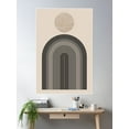 thumbnail image 2 of Arch Line Art Poster Wall Art, Modern Wall Decor For Living Room Bedroom, 12x18 UNFRAMED, 2 of 3