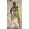 thumbnail image 3 of Ferdinand Hodler 9x14 Black Modern Framed Museum Art Print Titled - Warrior with Halberd (1898), 3 of 5