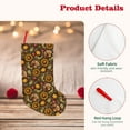 thumbnail image 4 of Lsque Chrysanthemum turkey Pattern 18 Inch Christmas Stockings, Festive Holiday Stocking for Christmas Decorations Holiday Decor, 4 of 8