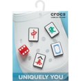 thumbnail image 3 of Crocs Dijes para Zapatos Infantil Mahjong Paquete de 5 Ancho Medio, 3 of 3