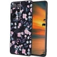 thumbnail image 1 of Compatible with Samsung Galaxy S22 Ultra Phone Case, Pink-Flowers-1 Case Men Women, Flexible Silicone Shockproof Case for Samsung Galaxy S22 Ultra, 1 of 1