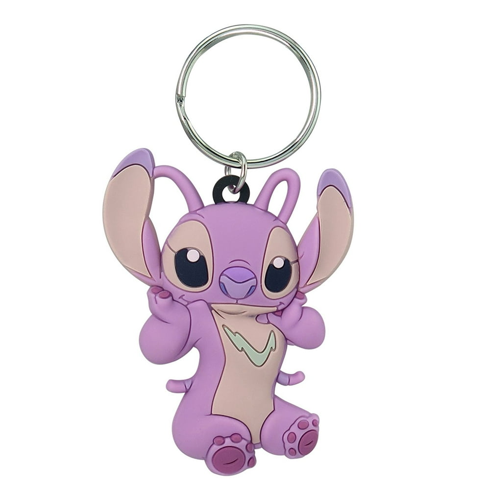 Disney PVC Key Chain Disney Lilo and Stitch Angel Soft Touch