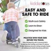 Kiddietotes 3-D Hardside Panda Scooter Luggage Ride On Suitcase for Kids Travel Bag