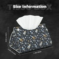 thumbnail image 6 of Goofa Space Cars Pattern Triangle Square Tissue Box Cover, Modern PVC Leathe Facial Paper Holder,Decorative Holder/Organizer for Bathroom Vanity Countertop, 6 of 9