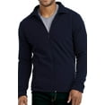 thumbnail image 3 of Knocker Men's Soft Fleece Full Zip Up Mid-Weight Winter Warm Sweater Jacket, 3 of 4