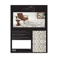 thumbnail image 7 of Laura Hill Cambridge Brooks Area Rug, Ivory/Charcoal, 3'9"x5'4", 7 of 7
