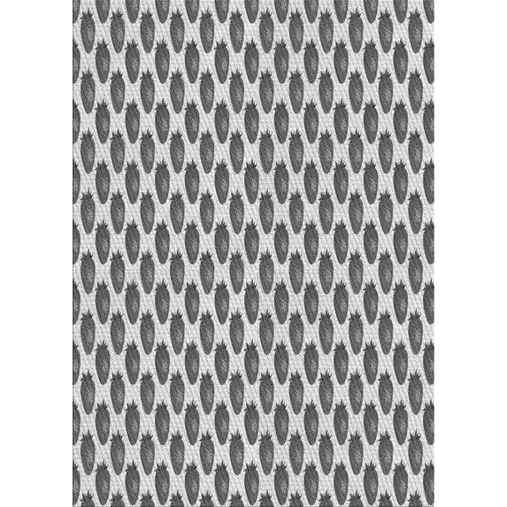 Ahgly Company Machine Washable Indoor Rectangle Transitional Platinum Silver Gray Area Rugs, 8' x 12'