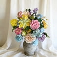 thumbnail image 4 of Garvee 30 Pcs Artificial Silk Flowers for Decoration, Colorful Faux Flower Bouquet, Realistic Floral Arrangement for Home Table Centerpieces, Wedding Party Decor & Mother's Day Gifts for Mom, Pastel, 4 of 8