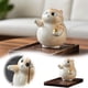 thumbnail image 2 of Quemador de incienso de cerámica hecho a mano con forma de gato Adorno de escritorio para el hogar, salón, dormitorio, estudio, relajación zen y aromaterapia, 2 of 4