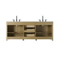 thumbnail image 7 of Elegant Kitchen and Bath 84 Inch Double Bathroom Vanity In Hazel Oak, 7 of 7