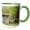 Green/White, variant on 3drose, Outhouse, Pioneer Homestead, Great Smoky Mountains Np, North Carolina, 11oz Two-tone Green Mug