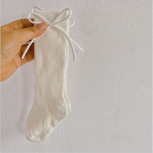 Calcetines de algodón transpirables antideslizantes para niños, medias de media pantorrilla, calcetines de princesa para niñas, nueva versión coreana, primavera y otoño