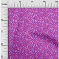 thumbnail image 2 of oneOone Velvet Magenta Fabric Abstracts Sewing Material Print Fabric By The Yard 58 Inch Wide, 2 of 5