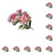 thumbnail image 1 of Broche de flor estética Qarigey joyería de moda rosa, 1 of 6