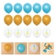 thumbnail image 2 of KAKOWELY Juego de 15 globos de látex para fiesta hawaiana con diseño de piña, decoración para fiesta de cumpleaños, 2 of 3