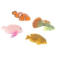 thumbnail image 3 of Garosa 4PCS Aquarium Fish Tank Luminous Silicone Artificial Fake Fish Landscape Ornament Decoration Accessory, Aquarium Simulation Fish, 3 of 9