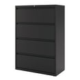 thumbnail image 4 of Hirsh Pro 36 Inch Wide 4 Drawer Metal Lateral File Cabinet for Home and Office, Holds Letter, Legal and A4 Hanging Folders, Black, 4 of 7