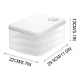thumbnail image 5 of Food Storage Containers Dumpling Box Transparent Fridge Organizer Kitchen Storage Containers, 5 of 5