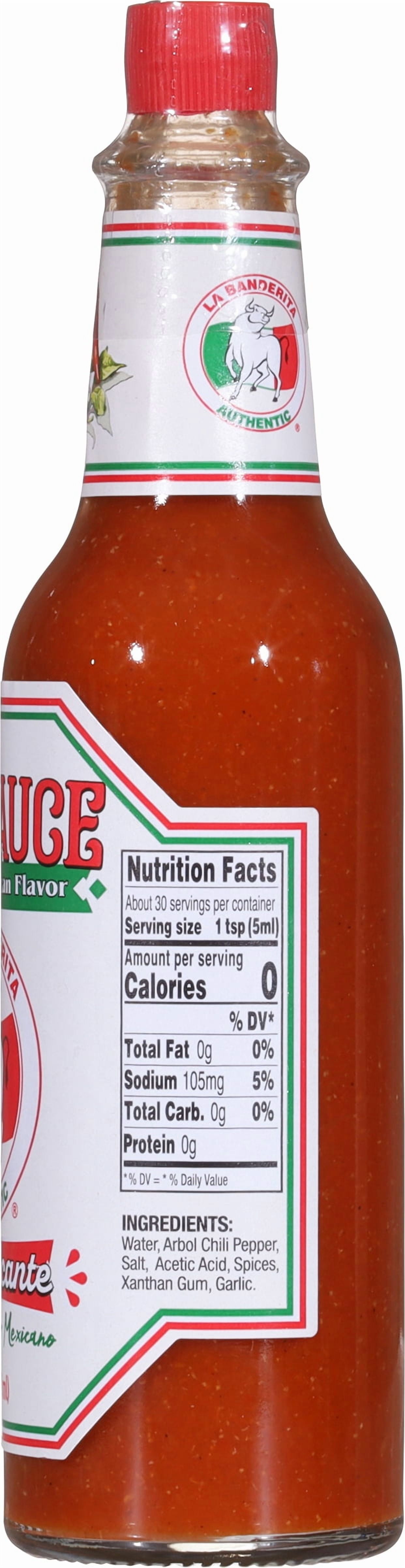 La Banderita® Hot Sauce| 5 FL OZ Hot Sauce| Made in Mexico | A perfect partner for every meal. (12 Bottles)