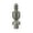 Antique Nickel, variant on Deltana DSUT5 1-3/8" Height Urn Tip Decorative Finials For Hinges Antique Brass