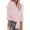 Pink, variant on KBZDBZC Summer Tops for Women 2024 Woman Fashion Lapel Long Sleeve Loose Button Pocket Roll Sleeve Shirt Top Blouse for Women T-Shirt for Women Womens Shirts (Pink,L)
