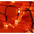 thumbnail image 4 of LINLIN Solar String Lights, 4.8m 20 Led Solar Fawn Shaped Light String Fairy String Light with 8 Modes Waterproof Solar Decoration String Lights for Christmas Party, 4 of 7