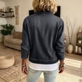 thumbnail image 7 of Edvintorg Denim Jacket for Women Fashion Long Sleeve Casual Loose Zip Up Jean Coat with Pockets Clothes for Women Black M, 7 of 7