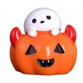 thumbnail image 3 of Figuras de Halloween Adornos Casa de muñecas de dibujos animados Miniaturas de Halloween Mini Resina Fantasma de calabaza, 3 of 9
