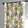 thumbnail image 3 of Sunny Day Gold Printed Cotton Curtain (1 Panel), Sunny Day Gold, 50W X 108L, 3 of 6