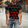 thumbnail image 6 of Men LYXSSBYX Mens Shirts Short Sleeve Men's Unisex Daily T Shirt 3D Print Graphic Prints Animal Print Long Sleeve Tops Casual Bloue, 6 of 9