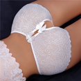thumbnail image 2 of Bragas de encaje abiertas para mujer, ropa interior Sexy erótica de cintura baja con lazo transparente, bragas de malla hueca transpirables, lencería 2023, 2 of 4