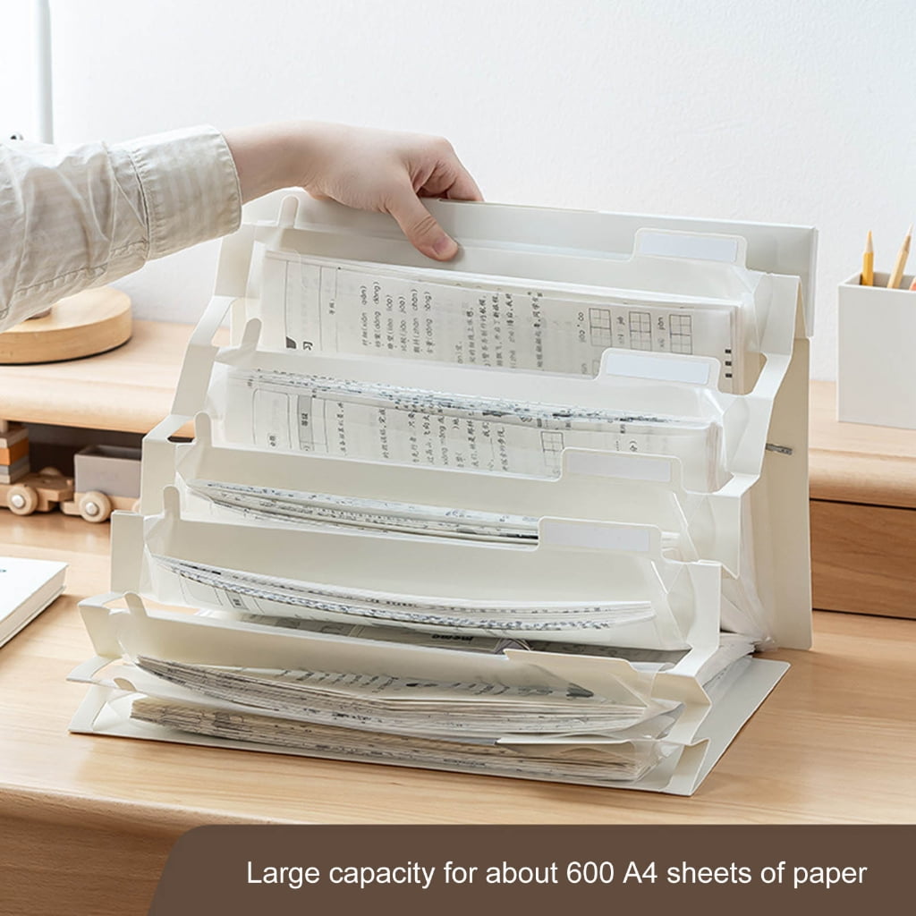 YongCo Wall Hanging Document Organizers 6 Pocket Expanding File Organizers Document Bag