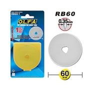 OLFA Rotary cutter RTY-3/DX 60mm Ergonomic Handle with Free 2 Rotary Blade
