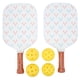 thumbnail image 1 of Juego de paletas de Pickleball de fibra de carbono, 2 raquetas y 4 pelotas para deportes al aire libre en Sandbeach, 1 of 14