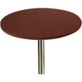 thumbnail image 2 of HSHDLDF JISEN Nappe Ronde en Spandex pour Cocktail, Ajustée et Extensible, Bonnet de Table 28 Pouces A-Brown, 2 of 6